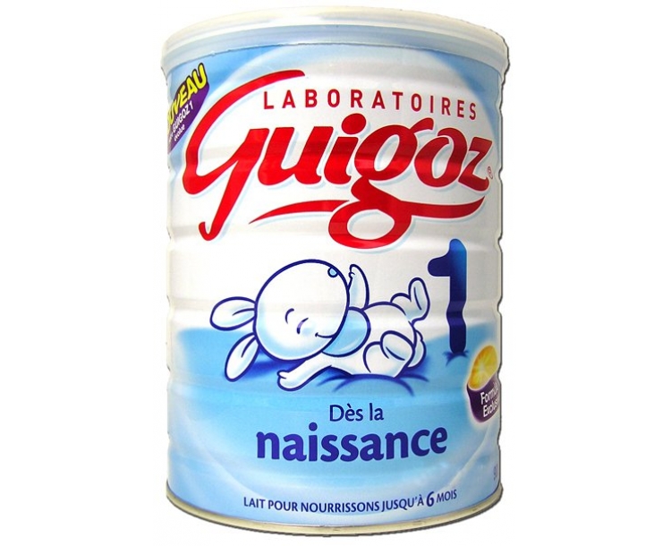 法国仓 法国古戈氏/Guigoz 标准型奶粉 1段 (0-6月宝宝) GUIGOZ 1 800g