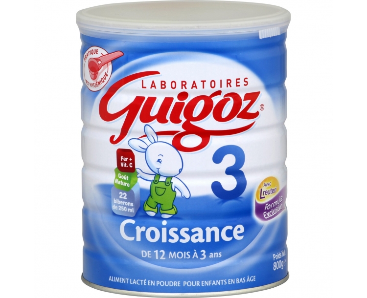 法国仓 法国古戈氏 标准型奶粉 3段(1-3岁宝宝) GUIGOZ CROISSANCE 800g