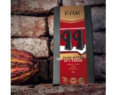 法国仓 巴拿马可可黑巧克力 99%可可 VIVANI Noir 99% cacao Panama 80 g