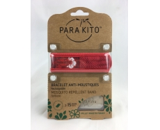 法国仓 法国帕洛防蚊手环 红色 ParaKito bracelet Anti-mostique rouge