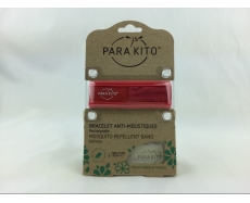 法国仓 帕洛防蚊手环 纯色 红色 PARAKITO bracelet anti moustiques