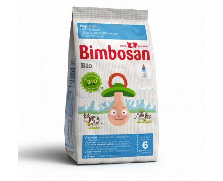 瑞士bimbosan宾博婴幼儿有机bio系列奶粉2段 400g