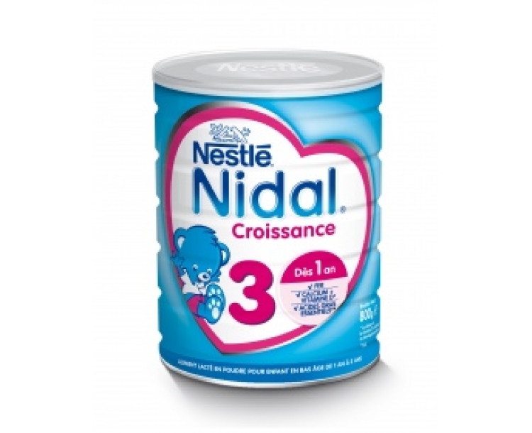 法国仓 法产原装Nestle雀巢成长系列标准型三阶段奶粉 适合1-3岁宝宝 Nestle NIDAL CROISSANCE 800g