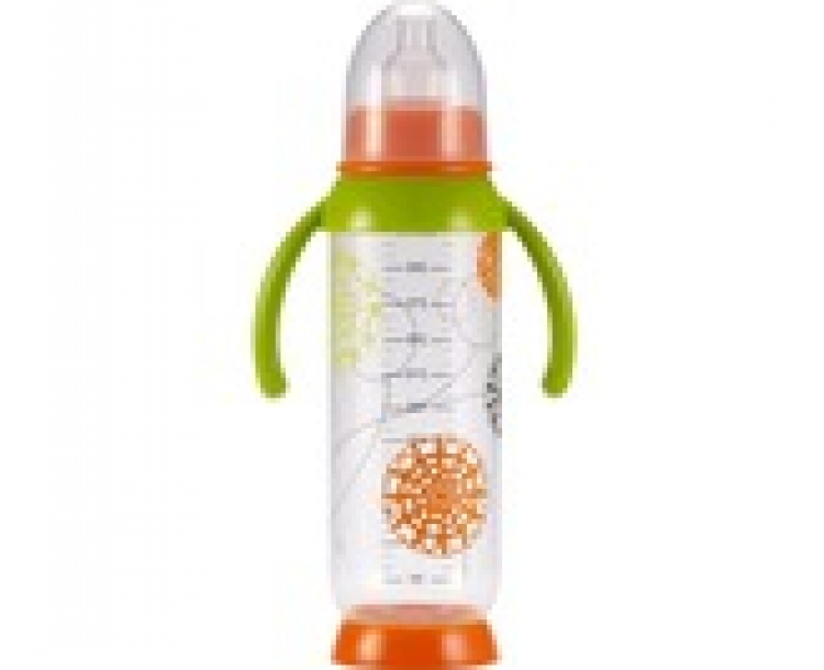 法国仓 BEABA标准口径带柄奶瓶 防胀气婴儿奶瓶 330ml