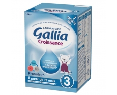 法国仓 包税奶粉专线 需要1个收件人身份信息4罐*佳丽雅3段 成长型配方奶1200G（1岁以上）Gallia Croissance 1200 g