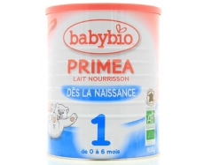 法国仓 COLISSIMO直邮风险自担 邮费另算 伴宝乐 高端有机奶粉 标准型1段/0-6月 Babybio PRIMEA-1 900g