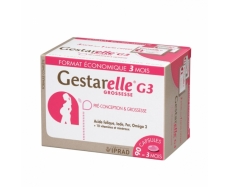 法国仓 法国叶酸Gestarelle G3孕妇综合维生素 富含DHA叶酸90粒 Gestarelle G3 PRE-CONCEPTION GROSSESSE& ALLAITEMENT 90 capsules