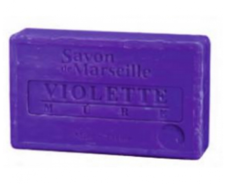 其他仓 乐莎特拉1802年马赛皂 LE CHATELARD savon 100g 紫罗兰桑葚Violette - Mûre