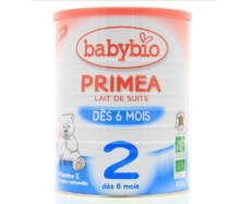 法国仓 包税奶粉专线 需要1个收件人身份信息6罐*伴宝乐 高端有机奶粉 标准2段/6-12月 Babybio Primea-2 900g