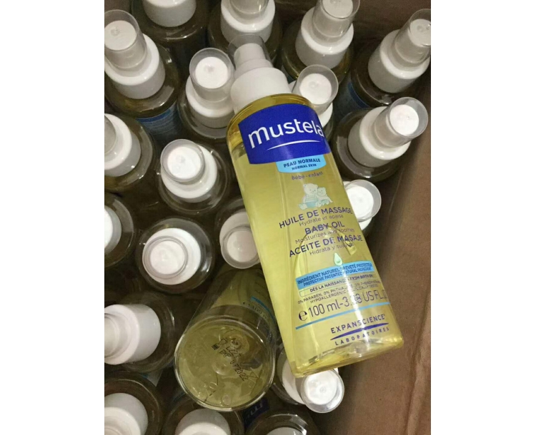 其他仓 妙思乐贝贝按摩油 MUSTELA huile de massage 100ml 喷雾装