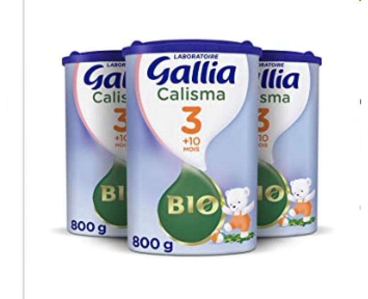 法国仓 包税奶粉专线 需要1个收件人身份信息 6罐*法国佳丽雅 有机 3段(1-3岁宝宝) Gallia Calisma 800g