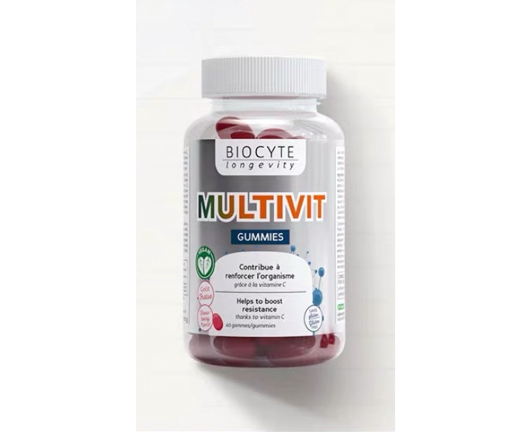 其他仓 BIOCYTE 复合维生素软糖 60粒  Multivit Gummies