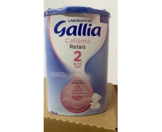 法国仓 包税奶粉专线 需要1个收件人身份信息4罐*佳丽雅 近母乳型 2段 Gallia calisma relais 830G