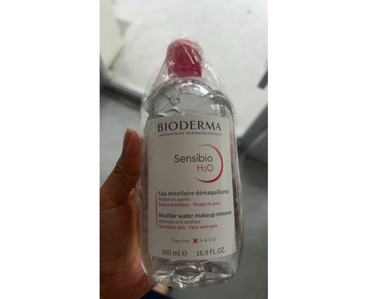 其它仓2  法国贝德玛 舒妍多效洁肤液 卸妆水粉色 500ml